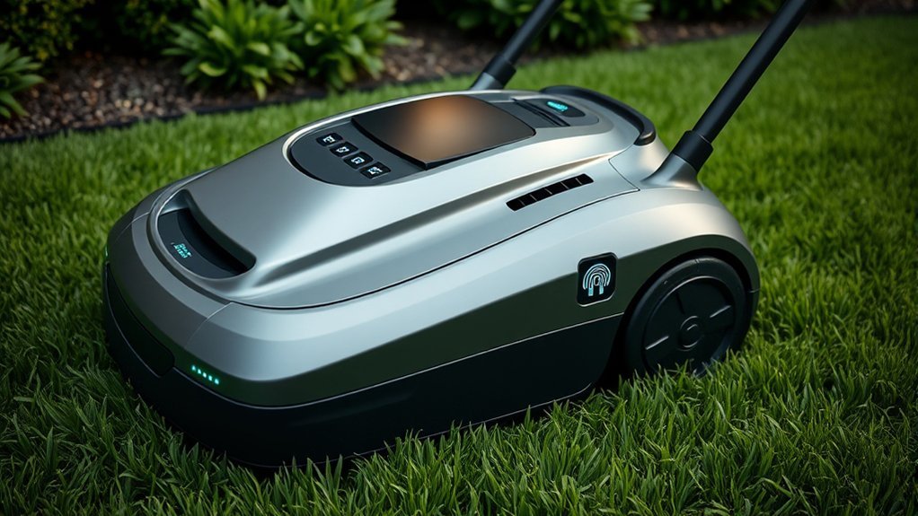 secure efficient mower operation