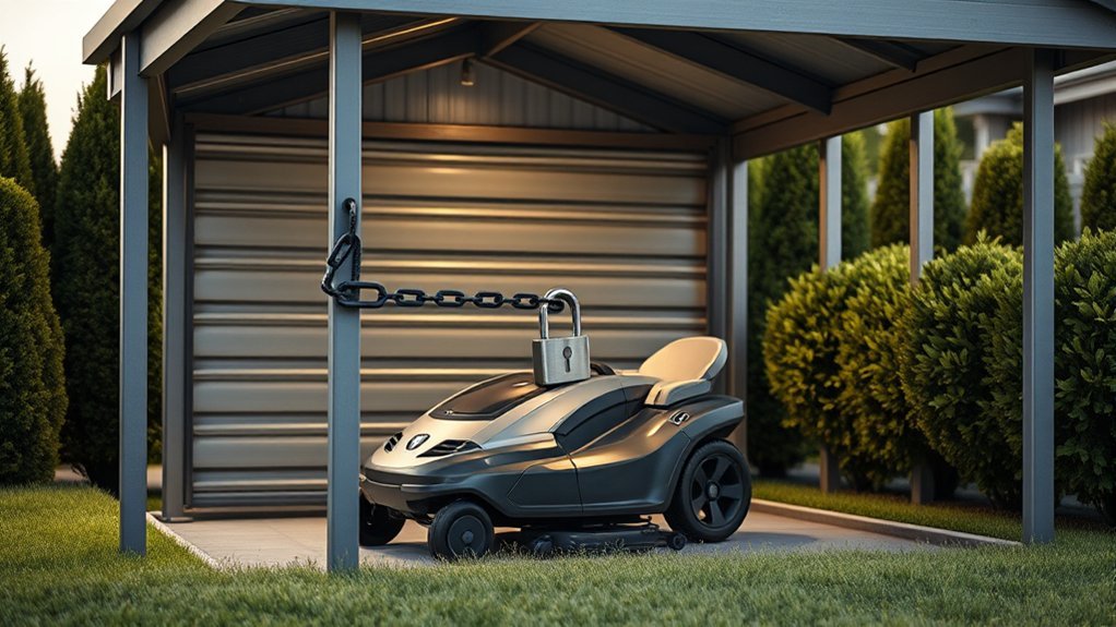 secure lockable concealed parking