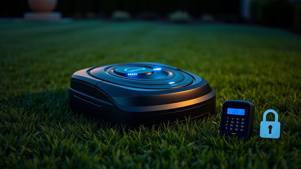 secure weather resistant mower