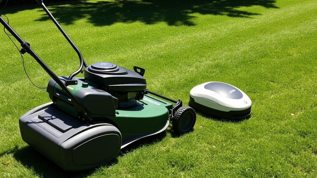 self propelled efficient lawn mower