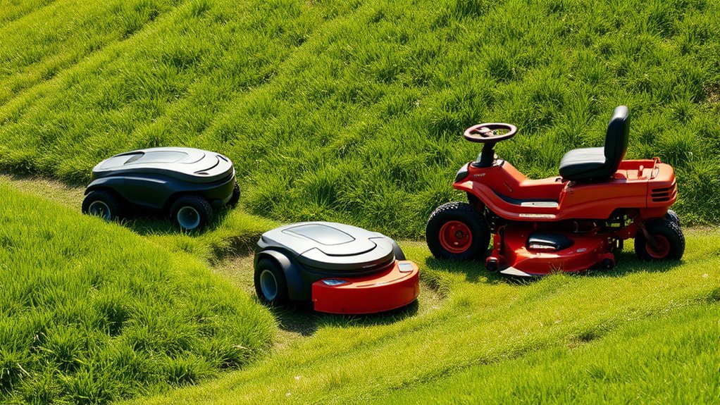 steep slope mowing safety