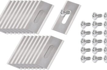 Terre Products, 18 Pack, Robotic Lawn Mower Replacement Blades, Compatible with Husqvarna Automower, Gardena Sileno, McCulloch ROB S Series, and More