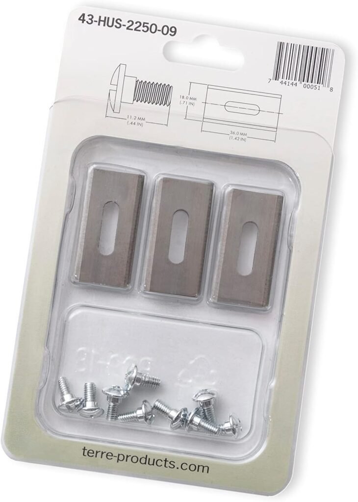 Terre Products, Pack, Robotic Lawn Mower Replacement Blades, Compatible with Husqvarna Automower, Gardena Sileno, McCulloch ROB S Series, and More Terre Products, Pack, Robotic Lawn Mower Replacement Blades, Compatible with Husqvarna Automower, Gardena Sileno, McCulloch ROB S Series, and More
