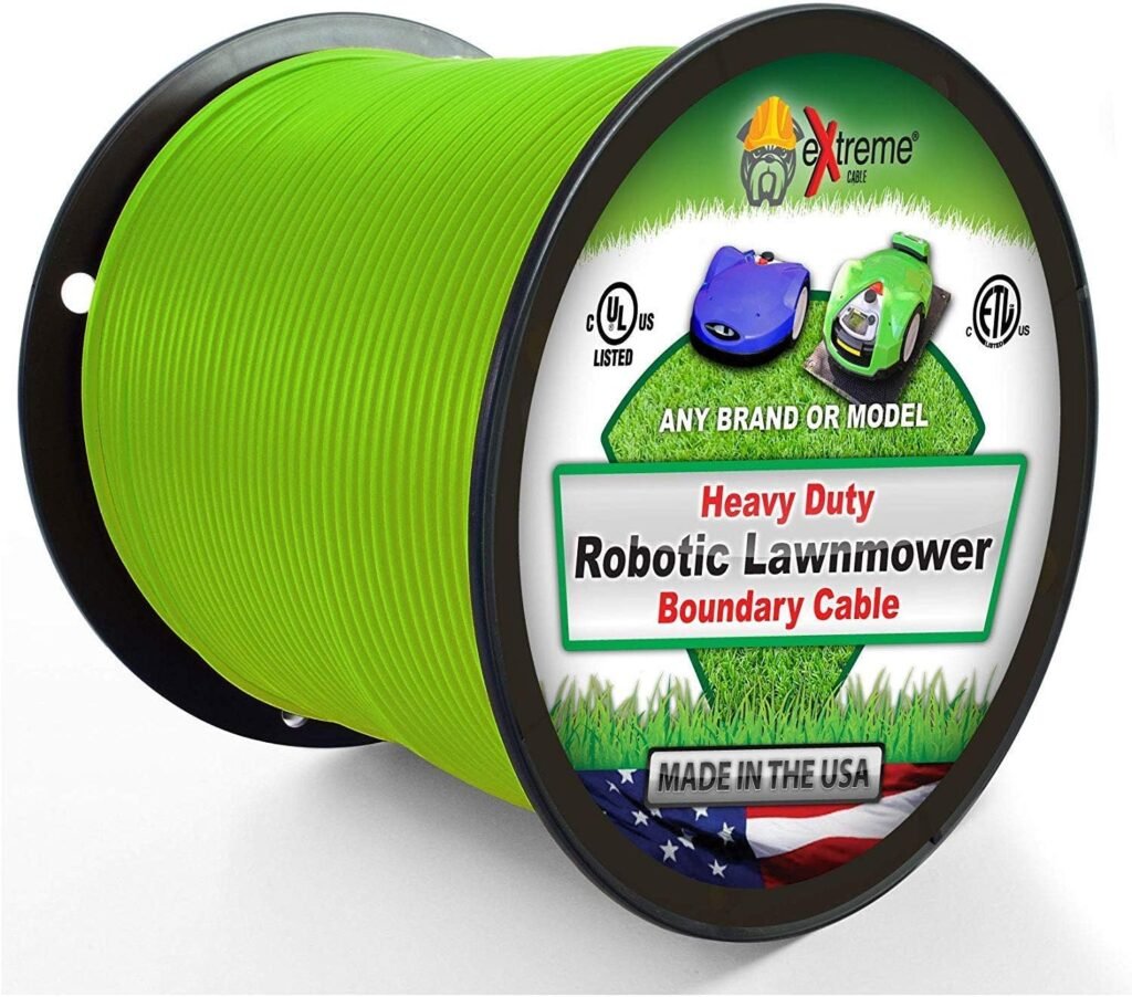 Universal Heavy Duty Automatic Lawnmower Boundary Wire - Gauge Thick Professional Grade Robotic Lawnmower Perimeter Wire Works with ALL Brands Universal Heavy Duty Automatic Lawnmower Boundary Wire - Gauge Thick Professional Grade Robotic Lawnmower Perimeter Wire Works with ALL Brands