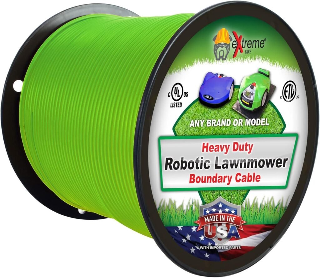 Universal Heavy Duty Automatic Lawnmower Boundary Wire - Gauge Thick Professional Grade Robotic Lawnmower Perimeter Wire Works with ALL Brands Universal Heavy Duty Automatic Lawnmower Boundary Wire - Gauge Thick Professional Grade Robotic Lawnmower Perimeter Wire Works with ALL Brands