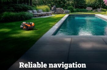 WORX Landroid Vision Cloud Robot Lawn Mower, No Perimeter Wire Robot Mower for 1/2 Acre, AI Obstacle Avoidance + RTK Cloud Navigation, 30% Slope, Auto Mapping, App Control, WR320