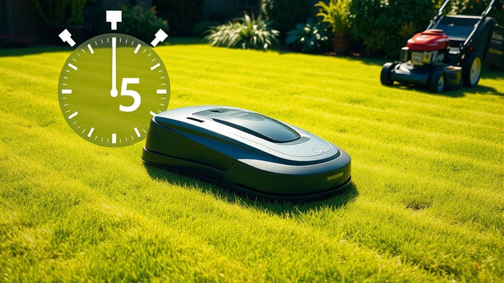 yard size influences mowing duration