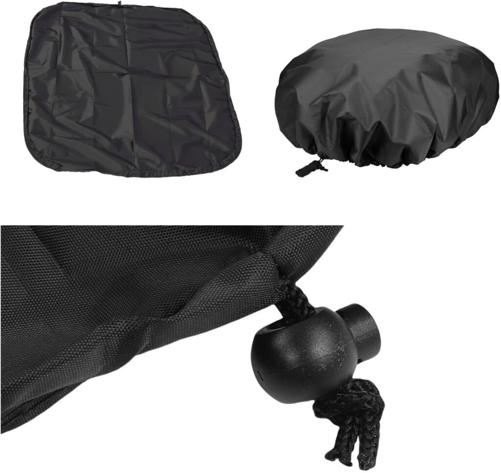 Yosoo Robot Lawn Mower Cover, Sunlight Proof Wind Strap System Rain Barrier, for Oxford Cloth Material, with Efficient Access, for Garden Equipment Dust Protection
