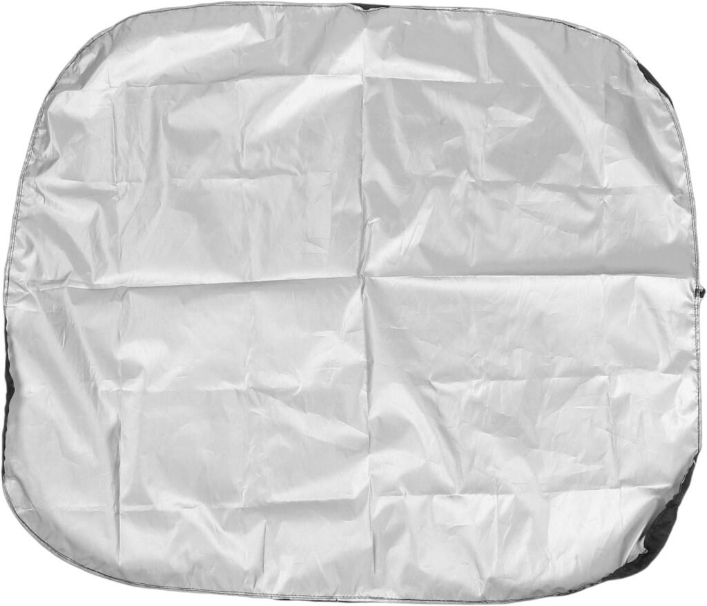 Yosoo Robot Lawn Mower Cover, Sunlight Proof Wind Strap System Rain Barrier, for Oxford Cloth Material, with Efficient Access, for Garden Equipment Dust Protection
