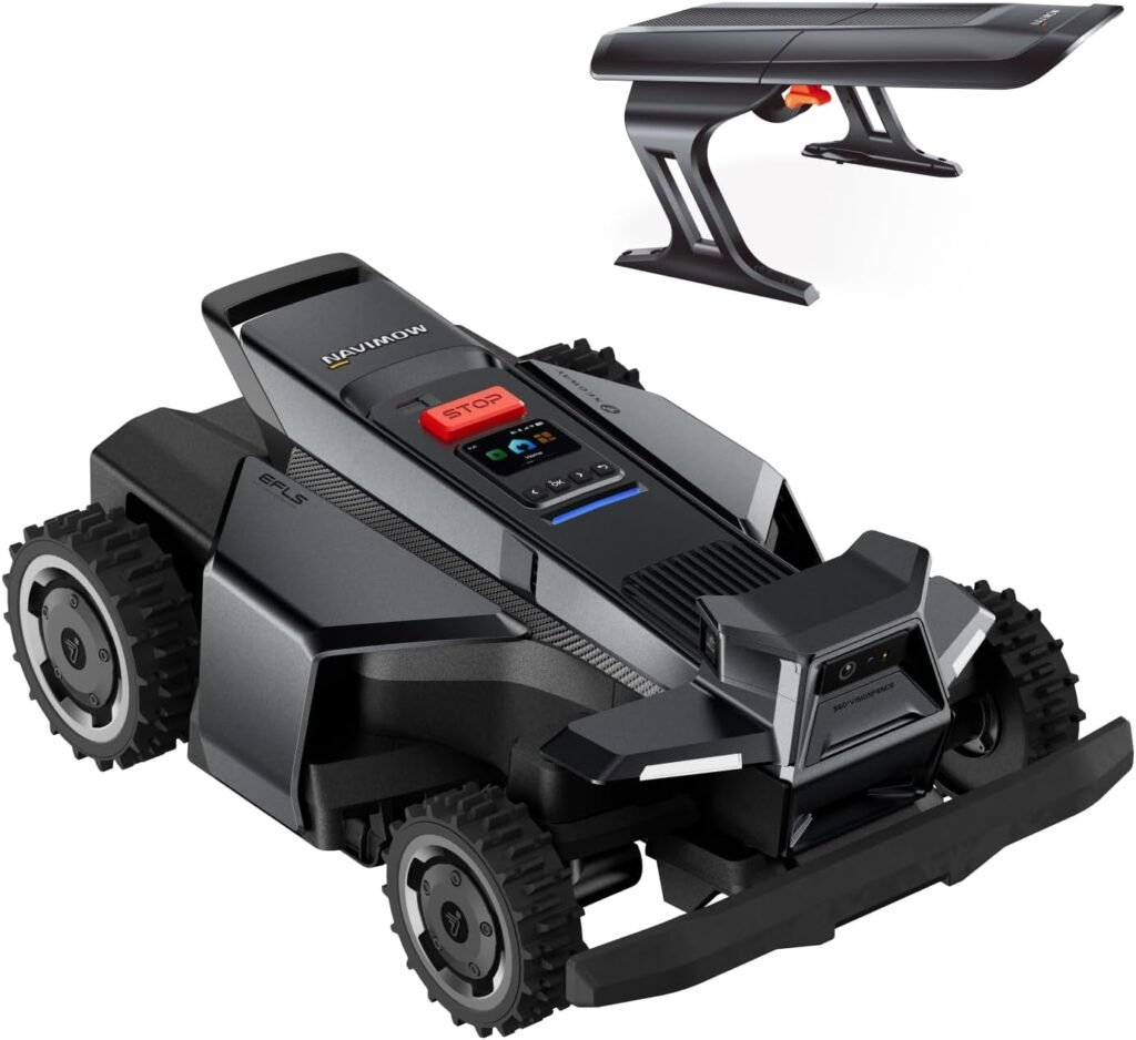 Segway Navimow X450 Robot Lawn Mower Wire Free with Garage X, 4WD for 84% Slopes, Zero-Turn Mowing, Dual 180W Motors, Covers 1.5 Acres (Garage Shipped Separately)