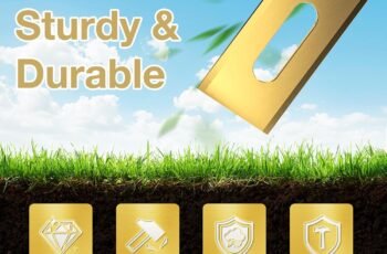 Robot Mower Blades Compatible with Husqvarna, Titanium Coated Lawn Mower Robot Blade Compatible with Gardena, Navimow, Robotic Lawnmower Replacement Blades, 24Pcs