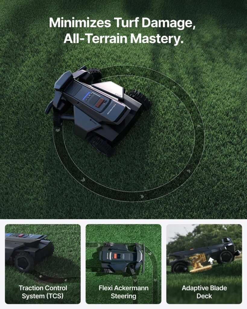 Segway Navimow X450 Robot Lawn Mower Wire Free with Blade Sets, Blades Total, Covers Up to 1.5 Acres, 4WD for 84% Slopes, Blades Ship Separately Segway Navimow X450 Robot Lawn Mower Wire Free with Blade Sets, Blades Total, Covers Up to 1.5 Acres, 4WD for 84% Slopes, Blades Ship Separately